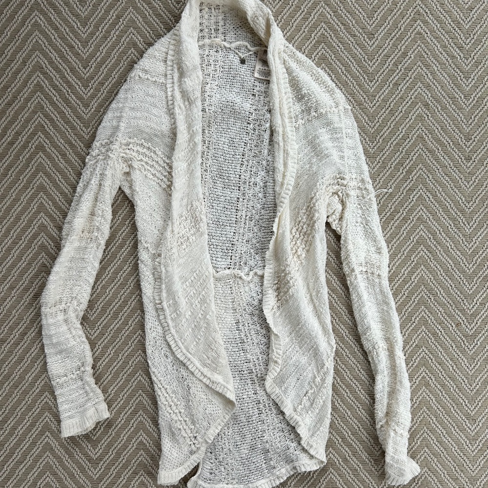 Anthropologie Knitted Shawl Sweater